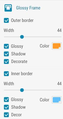 frame glossy