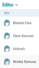 Retouch skins