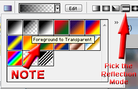 gradient Tool Options