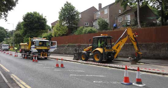 roadworks