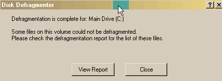 Defragment End