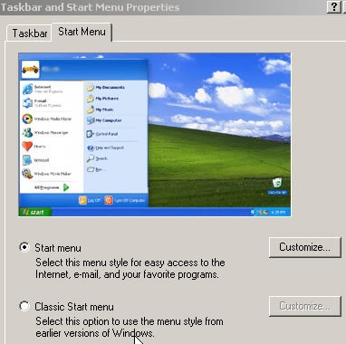 TaskbarControl